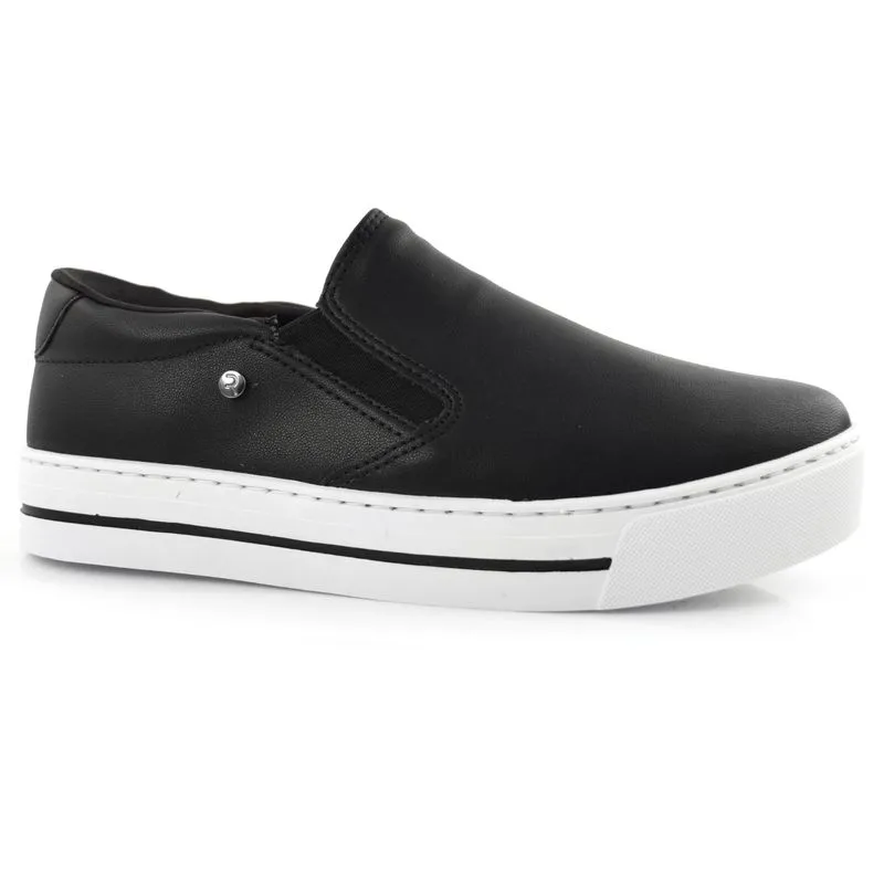 Tênis Slip On Feminino Ramarim Preto 23-93221 35