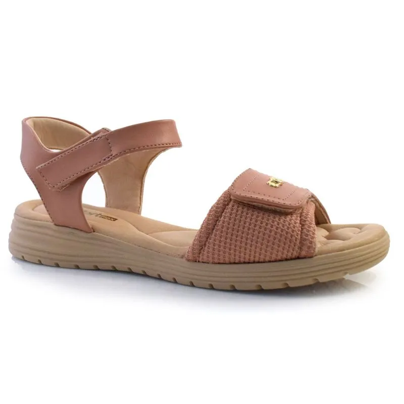Papete Feminina Comfortflex Bege 24-51403 38