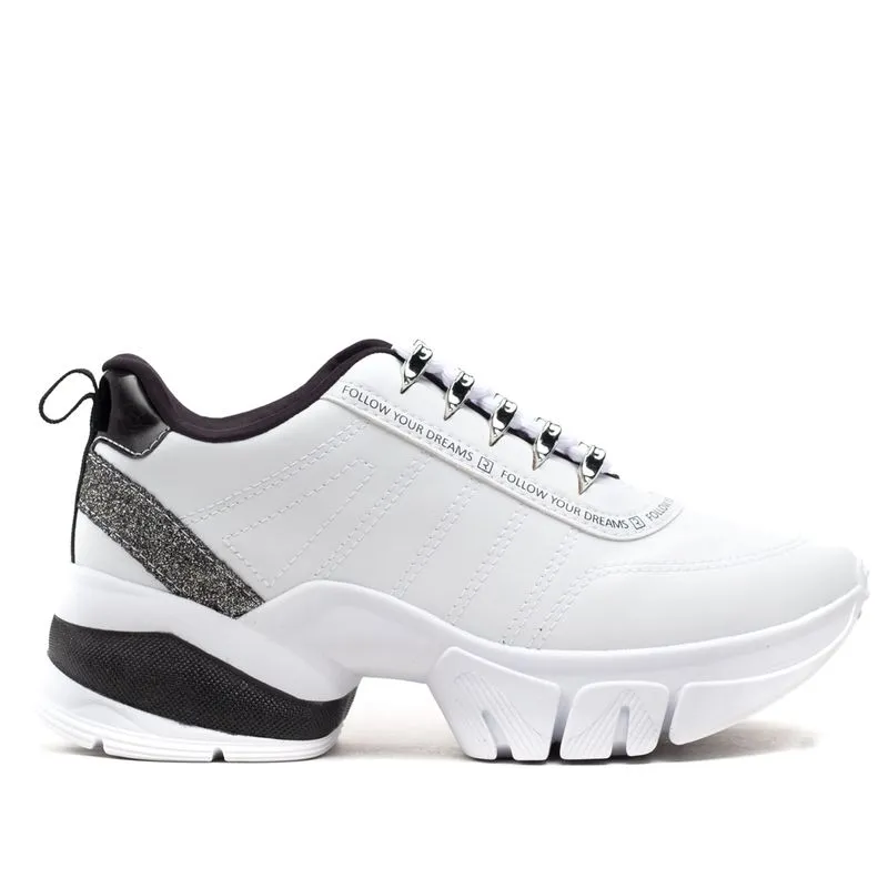 Tênis Feminino Ramarim Branco/preto - 33