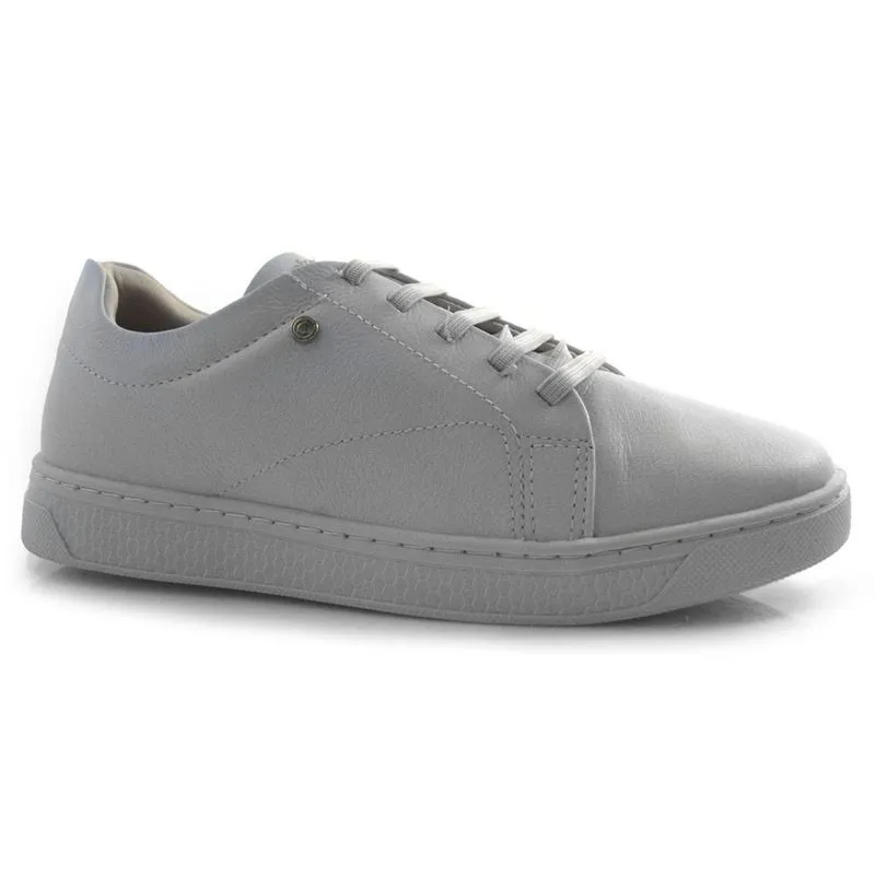 Tênis de Couro Feminino Comfortflex Branco 24-65306 38