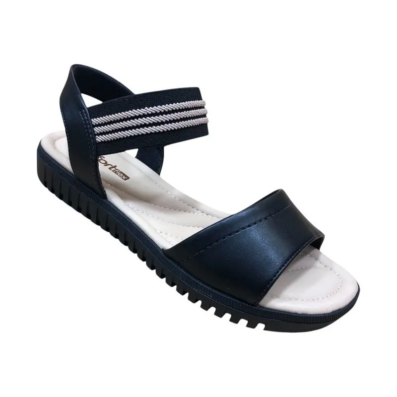 Sandalia Comfortflex Feminina Elastico Ortopédica Conforto