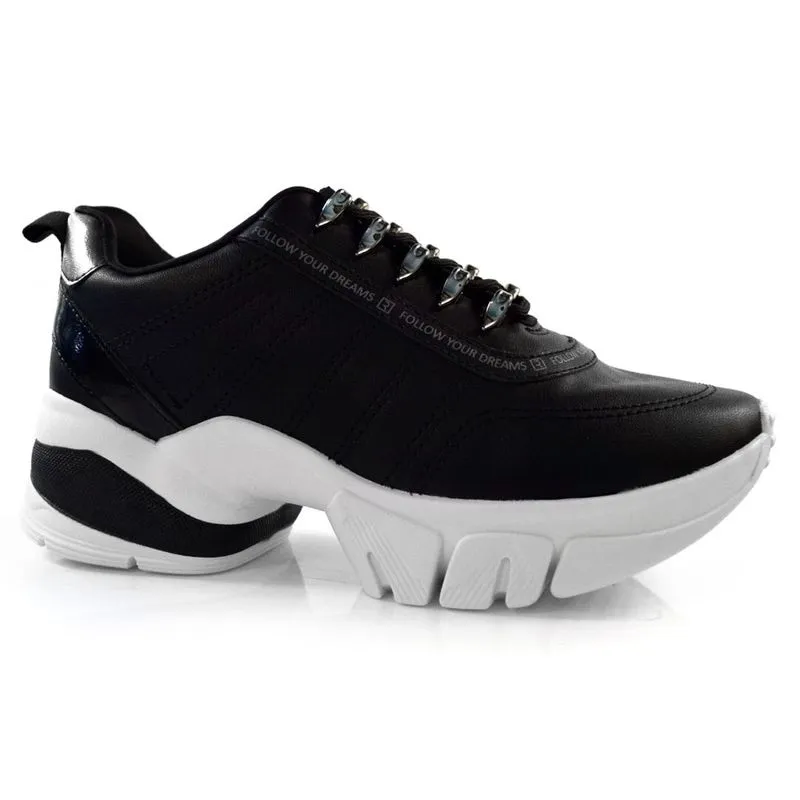 Tênis Casual Feminino Ramarim Preto 24-80102 40
