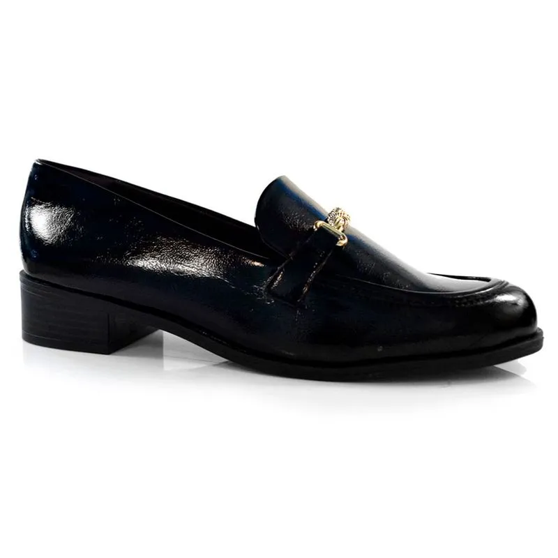 Mocassim Feminino Ramarim Preto 24-16101 35