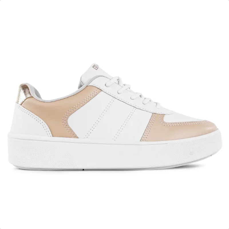 Tênis Ramarim Casual Cadarço Feminino 39 / Branco / Rosê