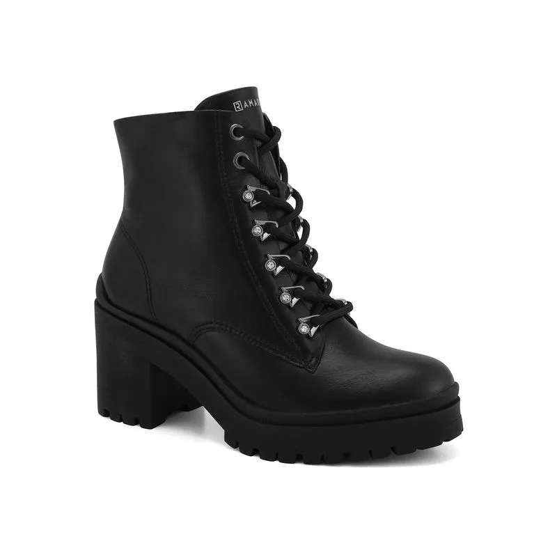 Bota Couro Preta Ramarim 2450105-1 38