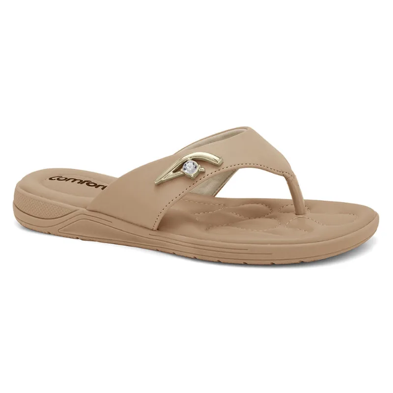 Chinelo Casual Marrom Comfortflex Feminino TAMANHO 37