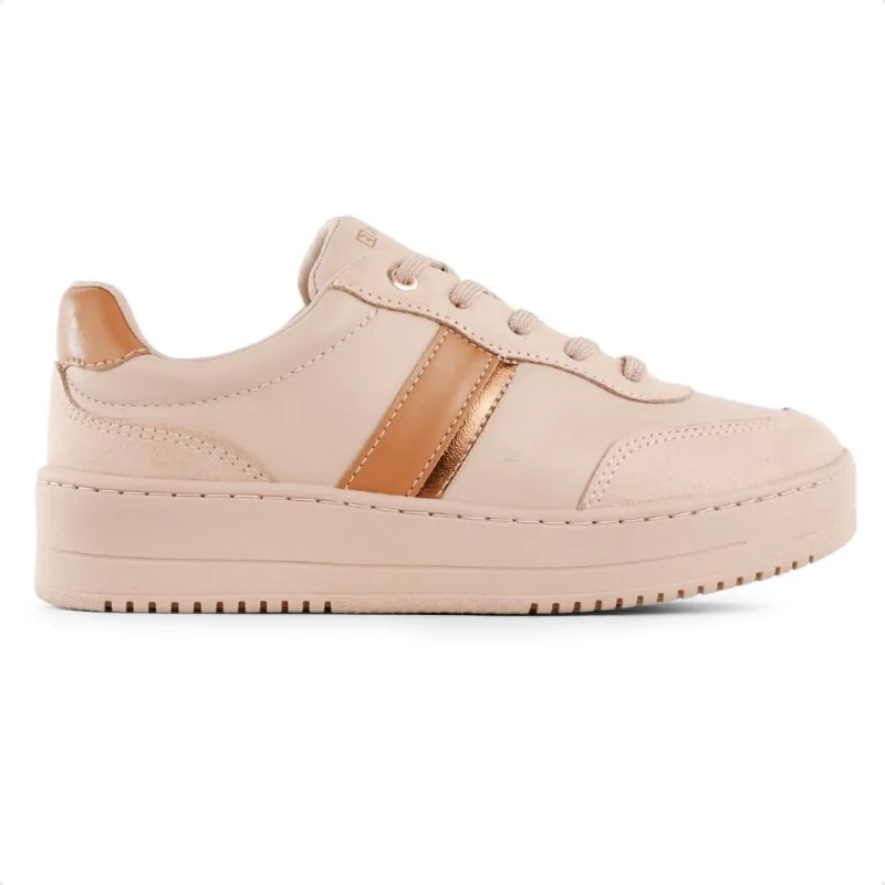 Tênis Ramarim Casual Camurça Feminino 36 / Nude / Marrom