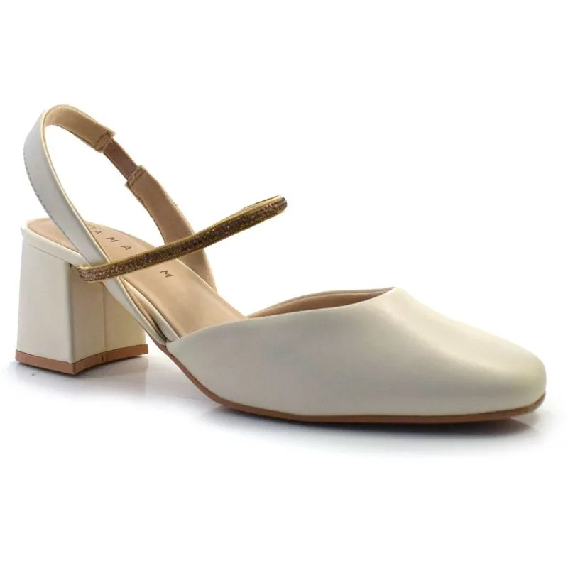 Sapato Mary Jane Feminino Ramarim Off White 24-17233 33