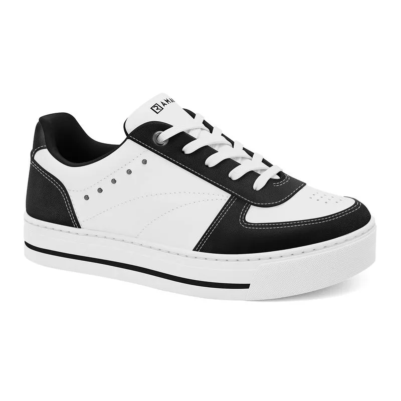 Tênis Preto com Branco Feminino Ramarim 2493203-5 40