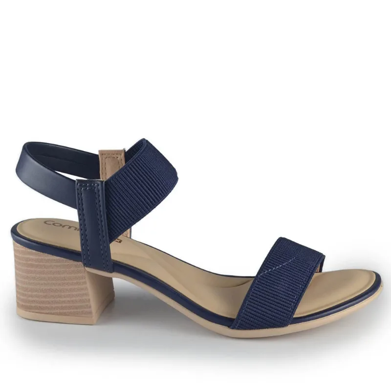 Sandália Comfortflex Feminina 2456401 04 ELASTICO MARINHO 33
