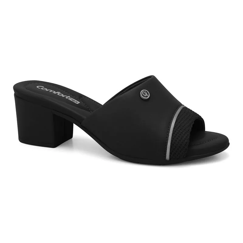 Tamanco Santo Bloco Preto Comfortflex 2457401-3 36