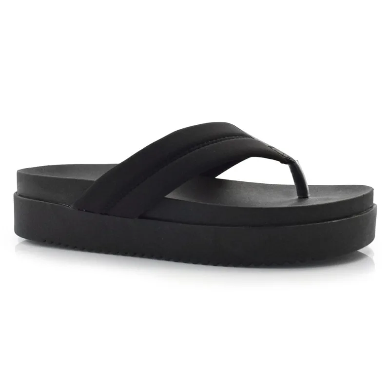 Tamanco Flat Feminino Ramarim Preto 24-42202 39