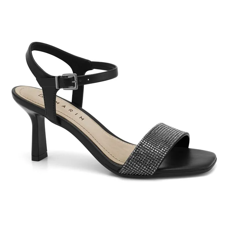 Sandália Salto Fino Preta Ramarim 2437253-1 35