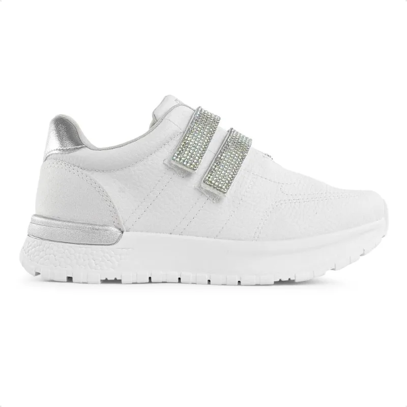 Tênis Ramarim Jogging Feminino 37 / Branco / Prata