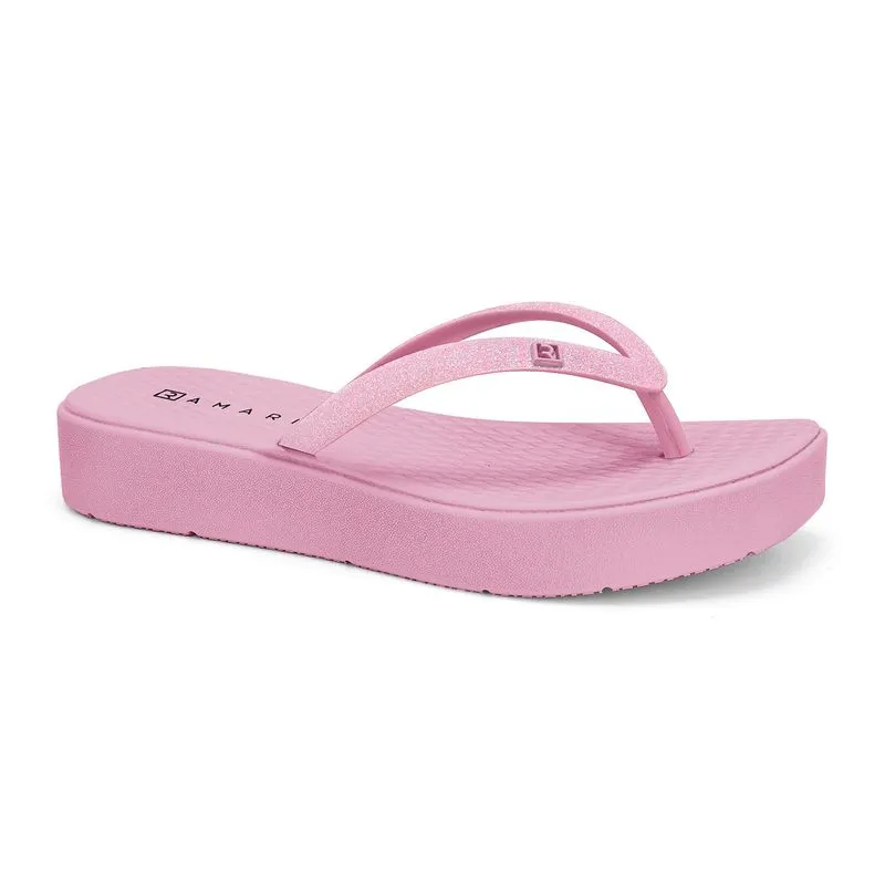 Chinelo Solarize Plataforma Blossom Glitter Ramarim 248202-4 34