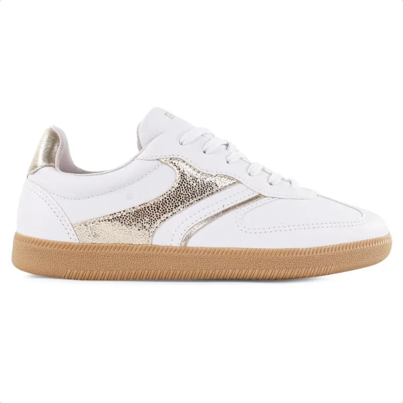 Tênis Ramarim Style Casual Feminino 38 / Branco / Dourado