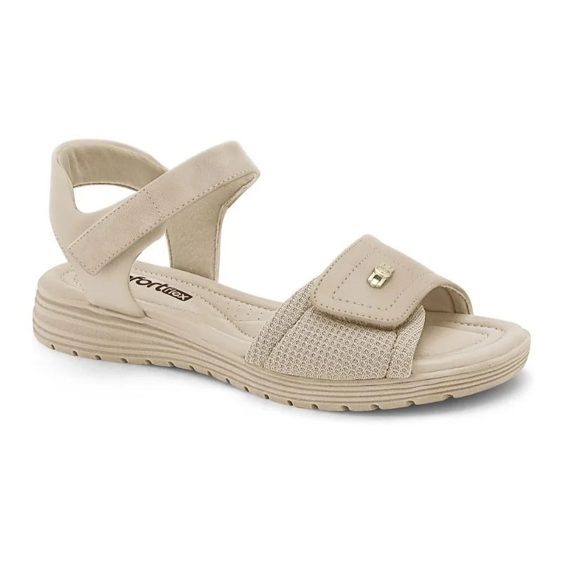 Sandália Papete Almond Comfortflex 2351403-2 40