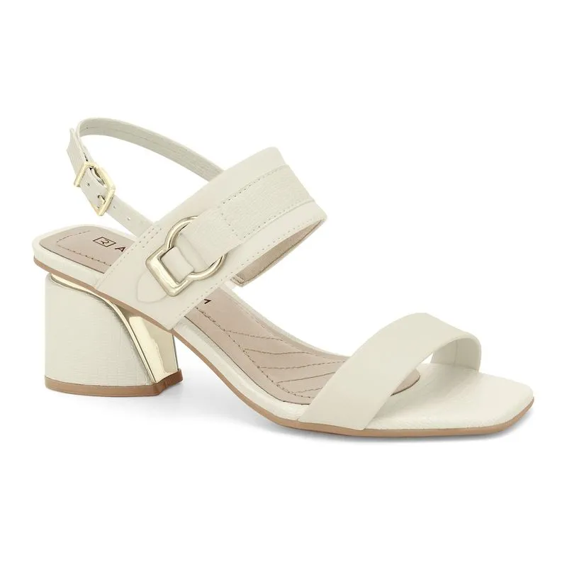 Sandália Feminina Coconut Salto Bloco Ramarim 2428208-1 40