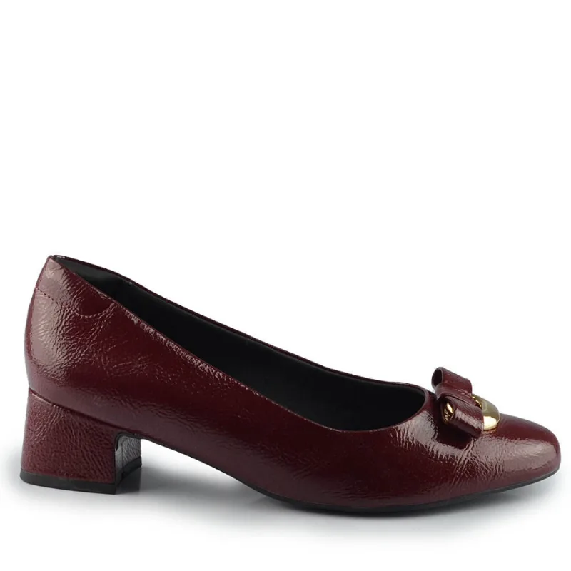 Scarpin Comfortflex Feminino 2598301 01 VZ GLAM MALBEC 34
