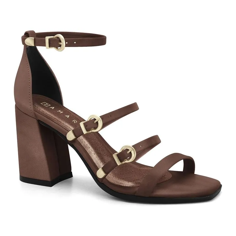 Sandália Salto Bloco Rum Ramarim 2541104-6 34