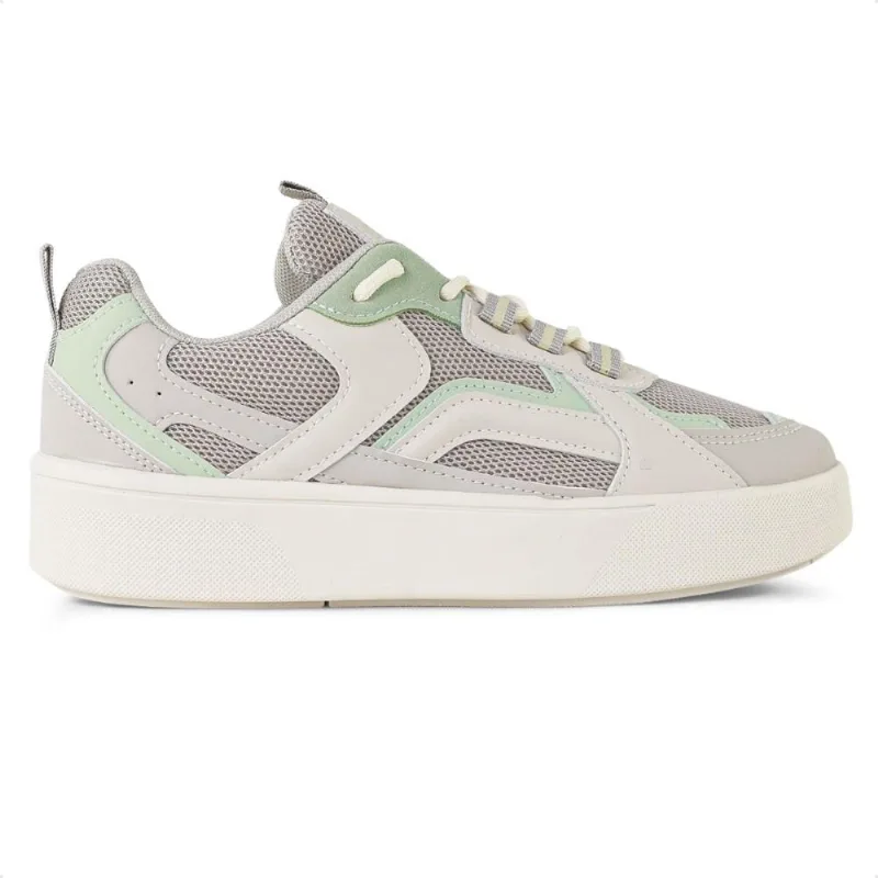 Tênis Ramarim Crystal Casual Feminino 39 / Cinza / Verde
