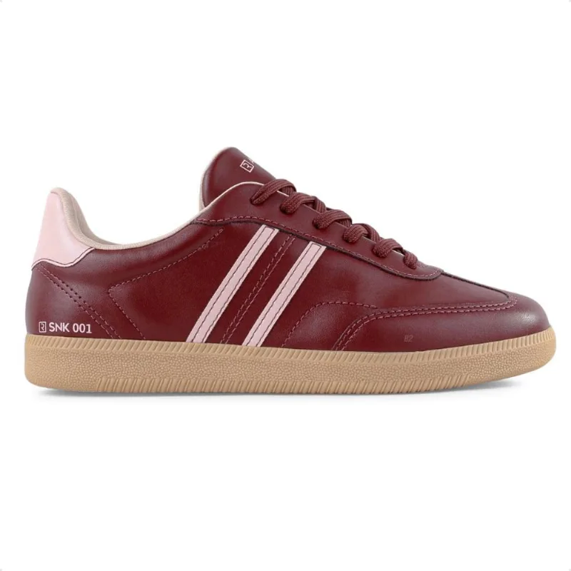 Tênis Ramarim SNK Casual Feminino 36 / Vinho / Rosa