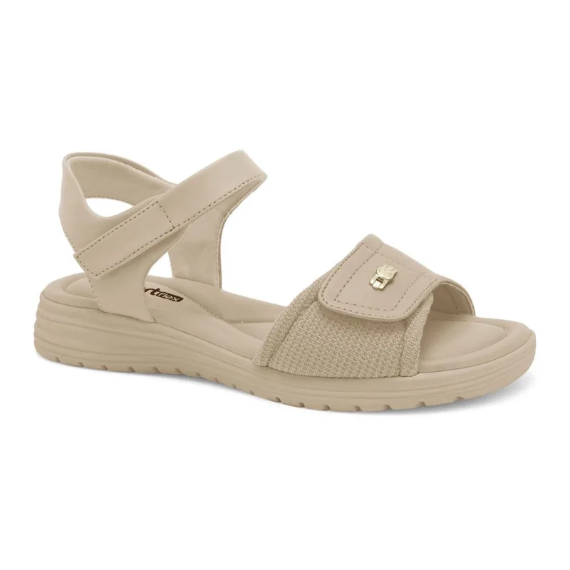 Sandália Papete Almond Comfortflex 2551303-3 42