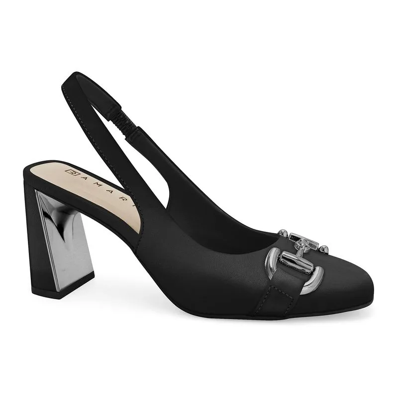 Slingback Preto Ramarim 2518102-5 38