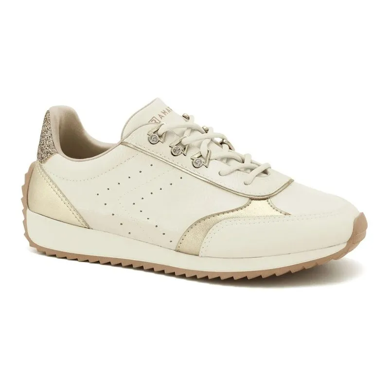 Tênis Casual Feminino Ramarim Coconut Dourado 33 / Dourado