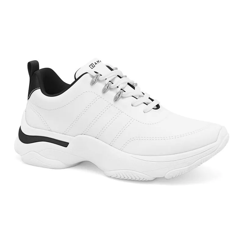 Tênis Casual Branco/Preto Ramarim 2574202-3 34