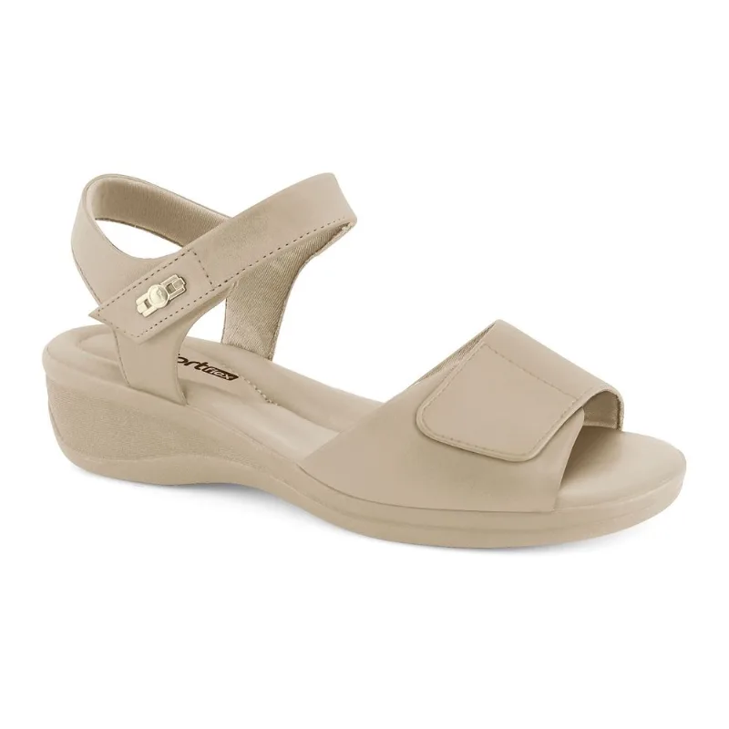 Sandália Ultramacio Almond Comfortflex 2588404-6 41