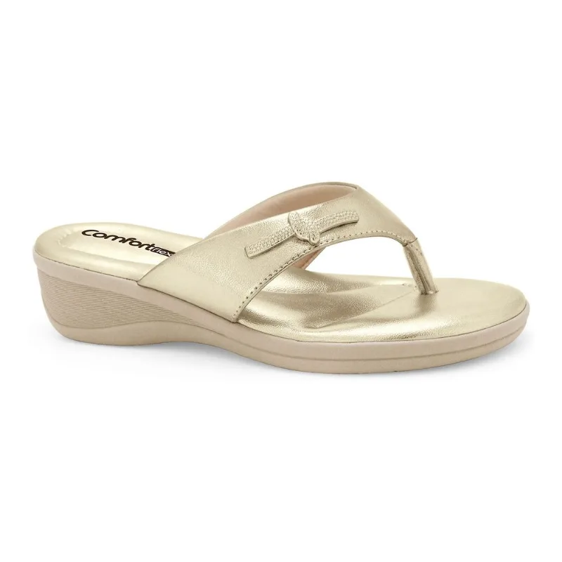 Chinelo Ultramacio Dourado Comfortflex 2588401-1 36