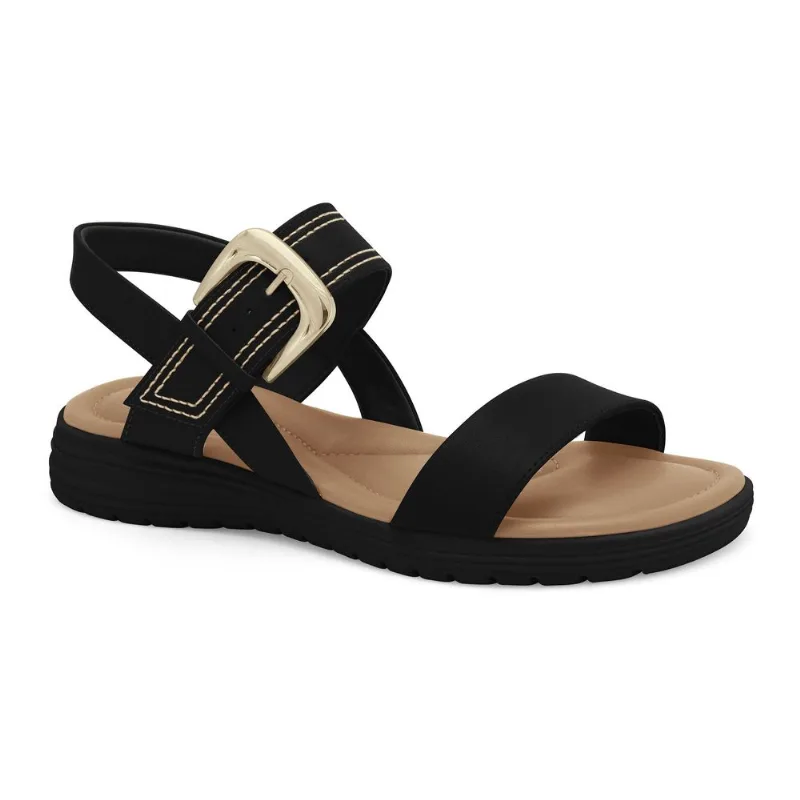 Sandália Papete Preta Comfortflex 2551404-6 39