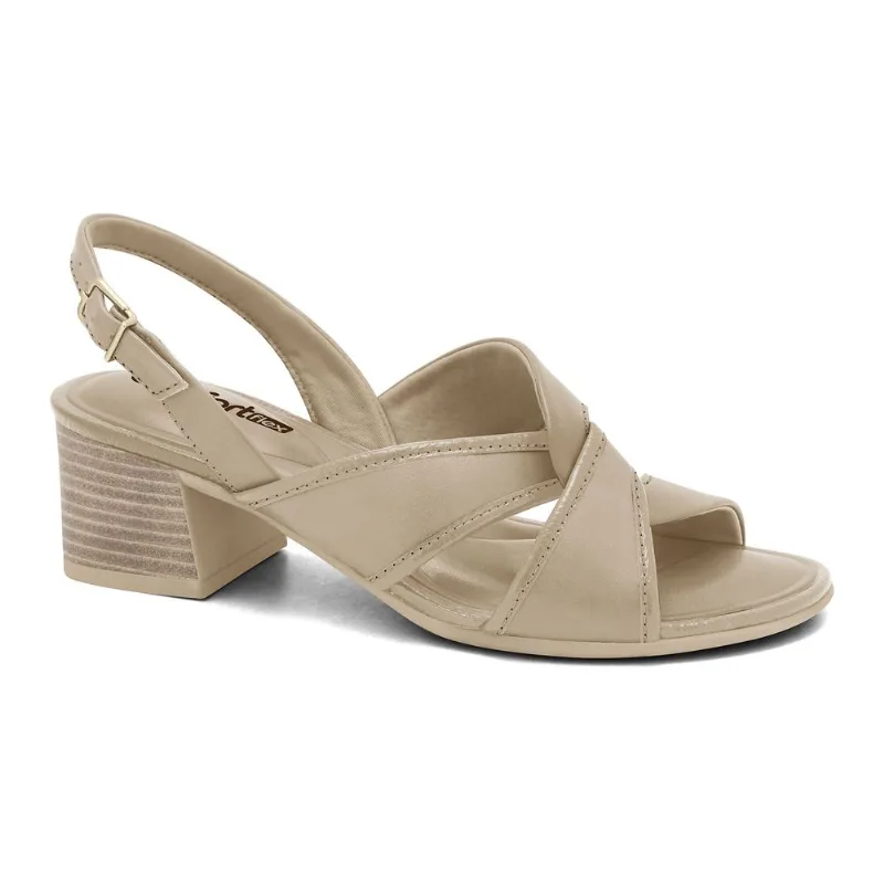 Sandália Ultramacio Mocca Comfortflex 2556404-4 34