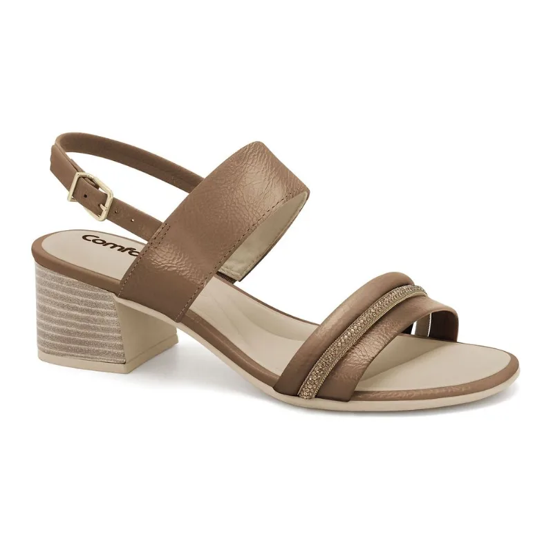 Sandália Ultramacio Cacau Comfortflex 2556403-4 33