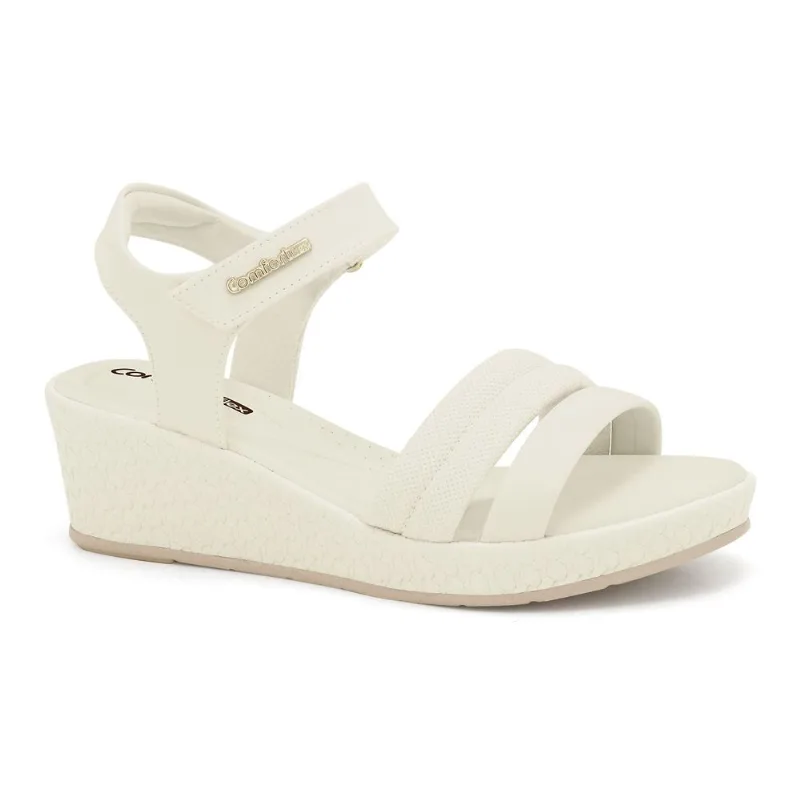 Sandália Anabela Coconut Comfortflex 2553403-1 33