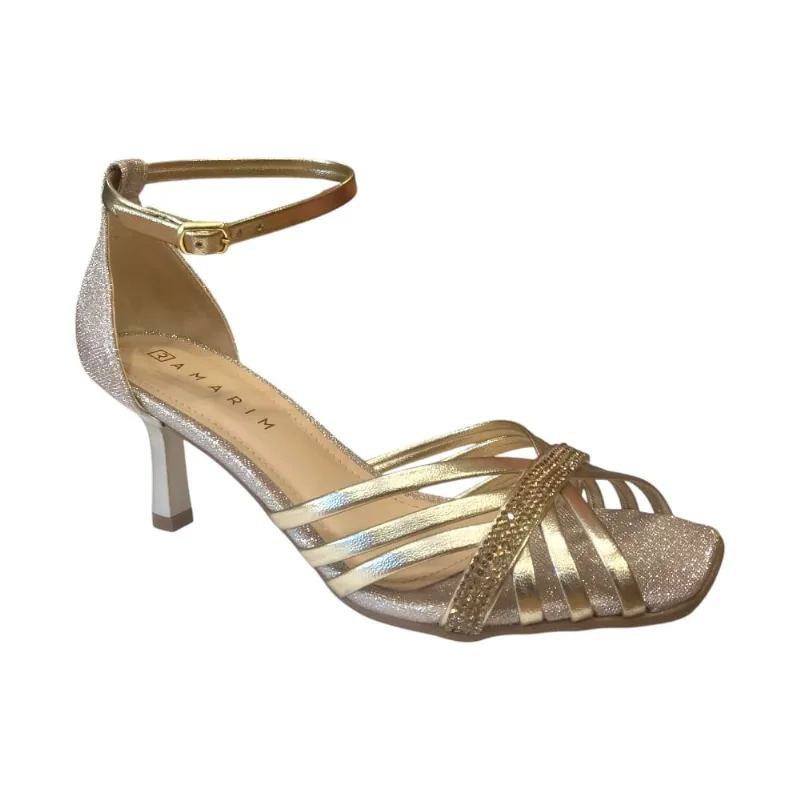Sandália Feminina Ramarim Napa Metal Plus Dourado 25-27206 40 / Dourado