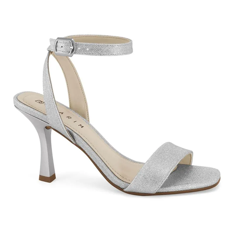 Sandália Salto Fino Prata Ramarim 2526201-2 40