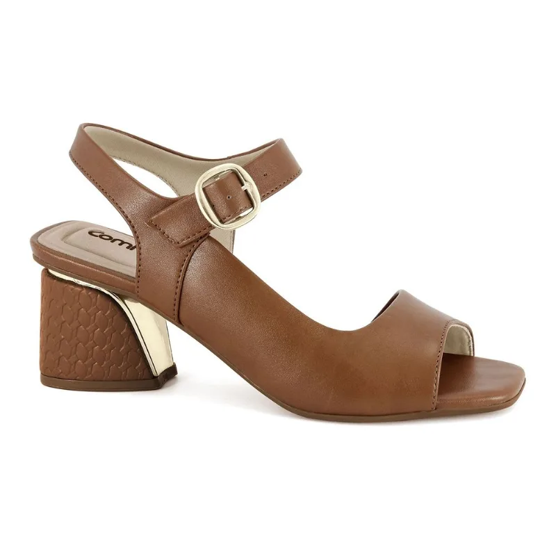 Sandália Salto Bloco Toffe Comfortflex 2574404-1 40