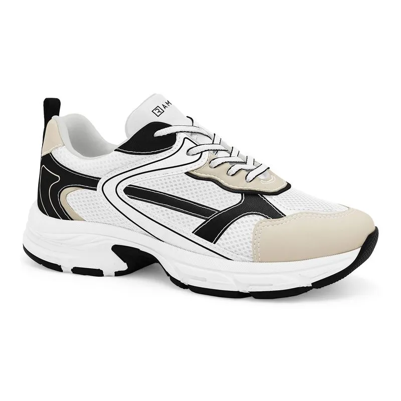 Tênis Casual Branco/Preto Ramarim 2578203-3 38