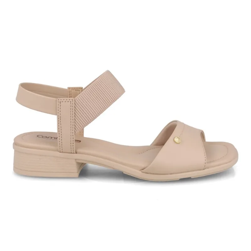 Sandália Comfortflex Salto Bloco Feminina Mocca 34