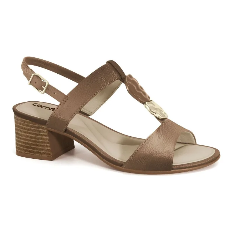 Sandália Ultramacio Cacau Comfortflex 2556407-5 36