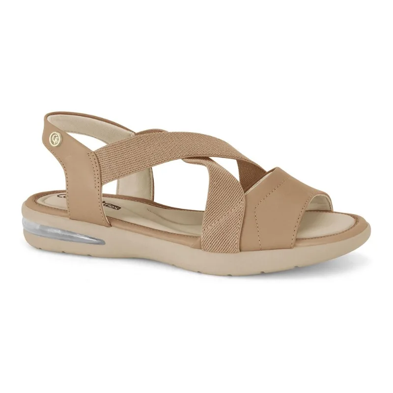 Sandália Bolha de Ar Caqui Comfortflex 2568405-1 34