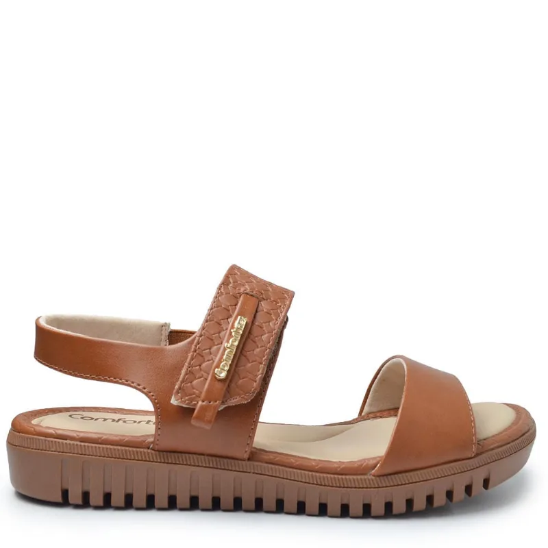 Sandália Papete Comfortflex Feminina 2582403 04 NP PLUS/TOFFE 35