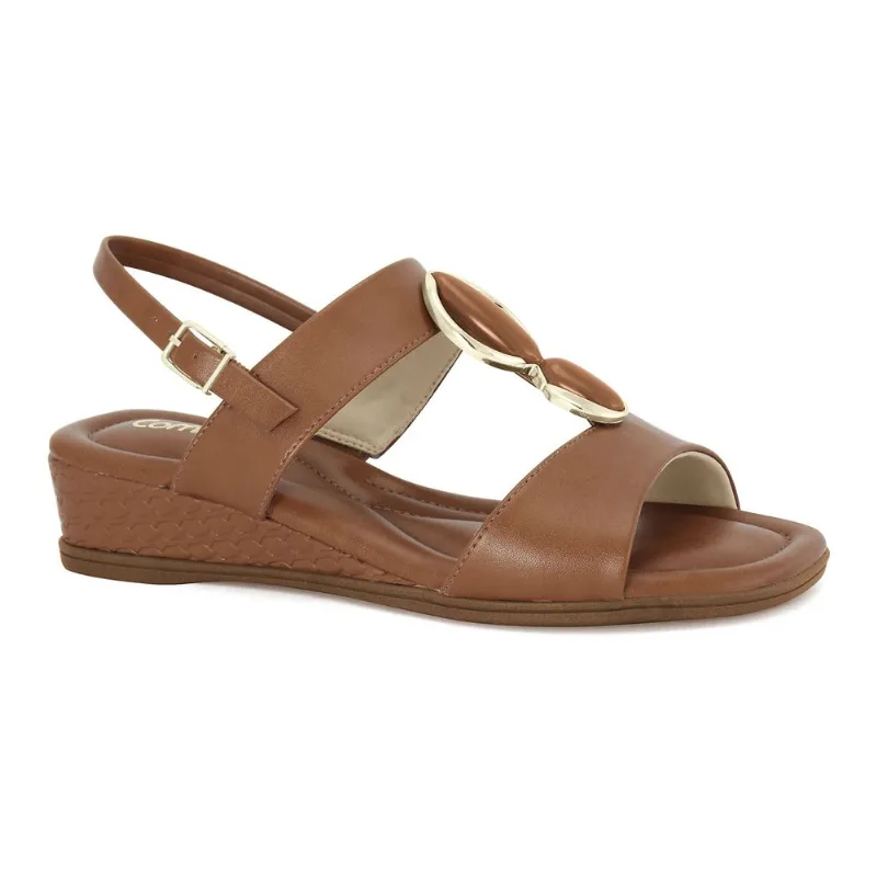 Sandália Anabela Toffe Comfortflex 2570405-1 38