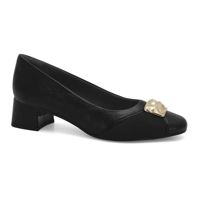 Scarpin Ajuste Perfeito Preto Comfortflex 2698305-1 39