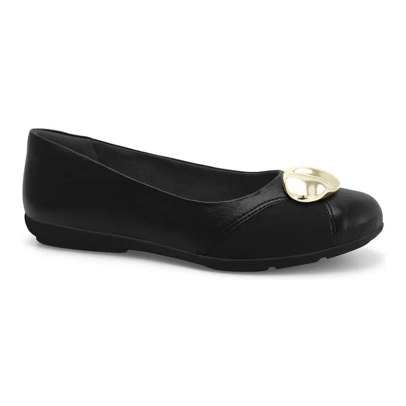 Sapatilha Ajuste Perfeito Preta Comfortflex 2663301-1 41