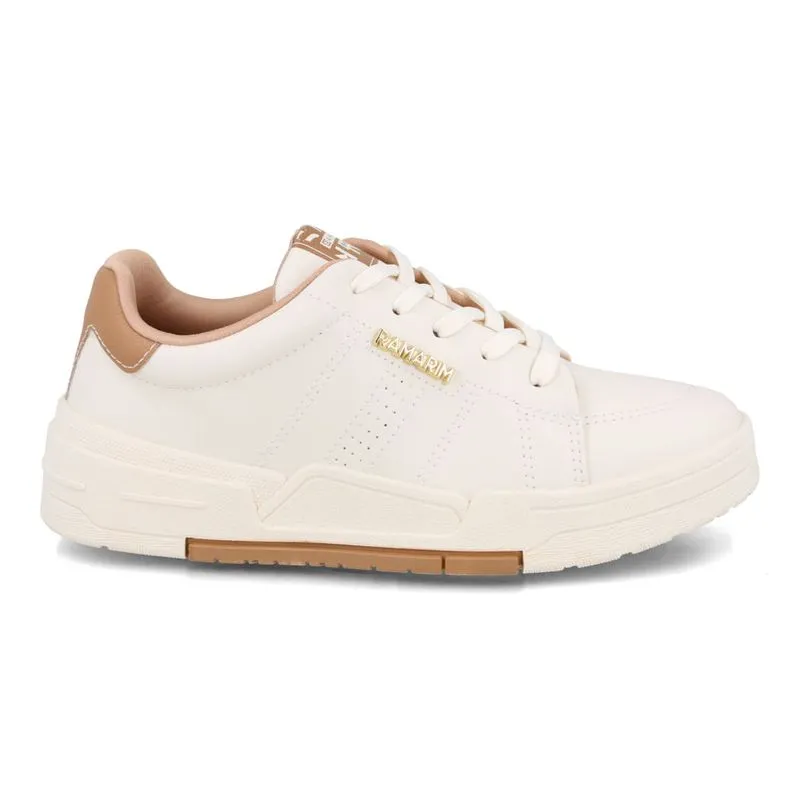 Tênis Casual Ramarim Conforto Feminino Creme 35