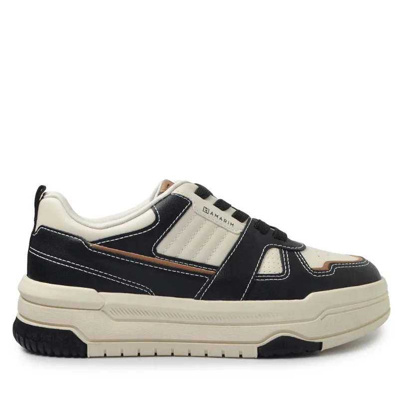 Tênis Casual Ramarim Feminino 2694102 02 NP PTO/CARAMELO 37