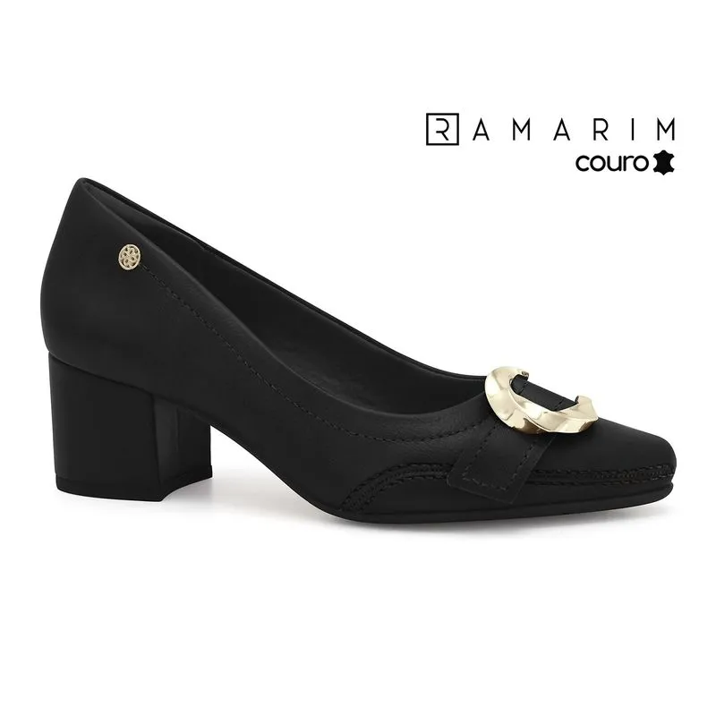 Scarpin Total Comfort Preto Ramarim 2662102-4 34